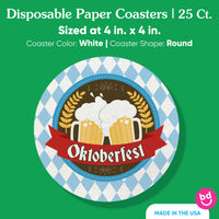 Drink Coasters - Oktoberfest - 25 Ct