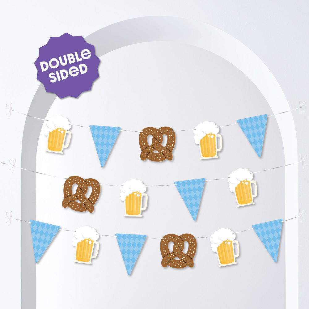 Oktoberfest Garland Banner - 15 Pc