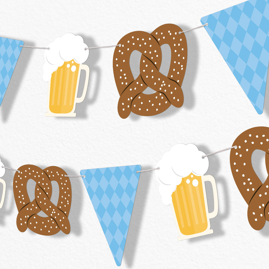 Oktoberfest Garland Banner - 15 Pc