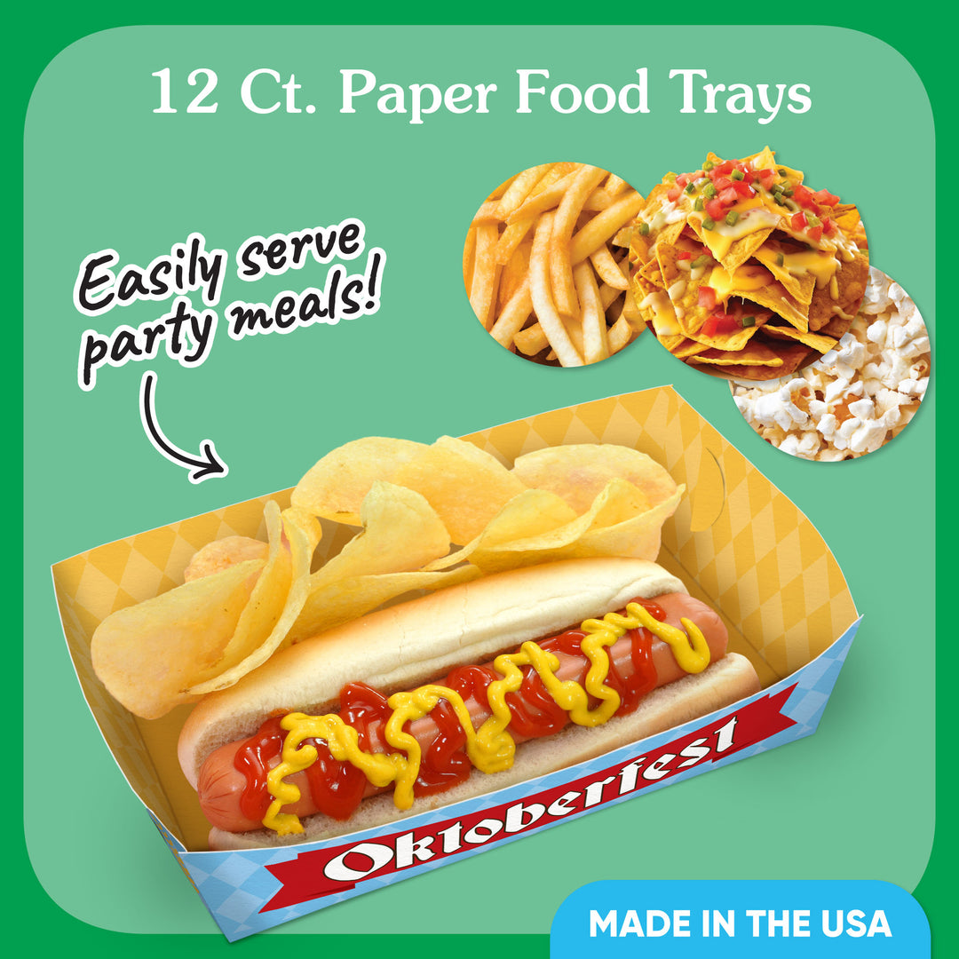 Oktoberfest Paper Food Trays