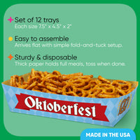 Oktoberfest Paper Food Trays