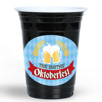 Custom Text Party Cups - Oktoberfest - 16 Ct