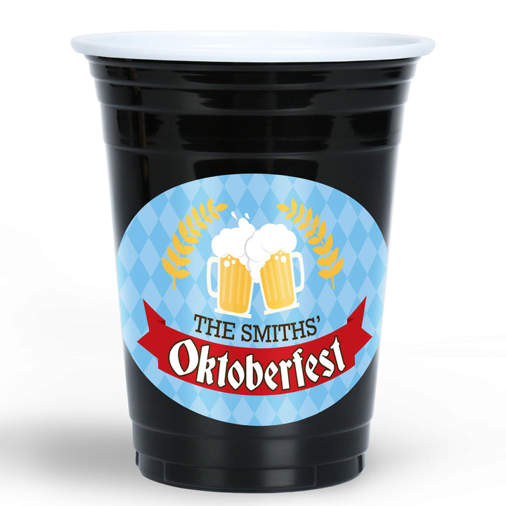 Custom Text Party Cups - Oktoberfest - 16 Ct