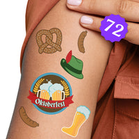 Oktoberfest Temporary Tattoos - 84 Ct