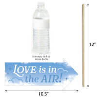 Funny On Cloud 9 - Bridal or Bachelorette Party Photo Booth Props Kit - 10 Piece