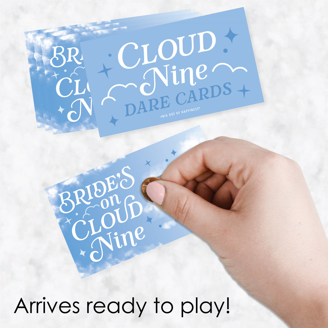 On Cloud 9 - Bridal or Bachelorette Party Game Scratch Off Dare Cards - 22 Count