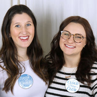 On Cloud 9 - 3 inch Bridal or Bachelorette Party Badge - Pinback Buttons - Set of 8
