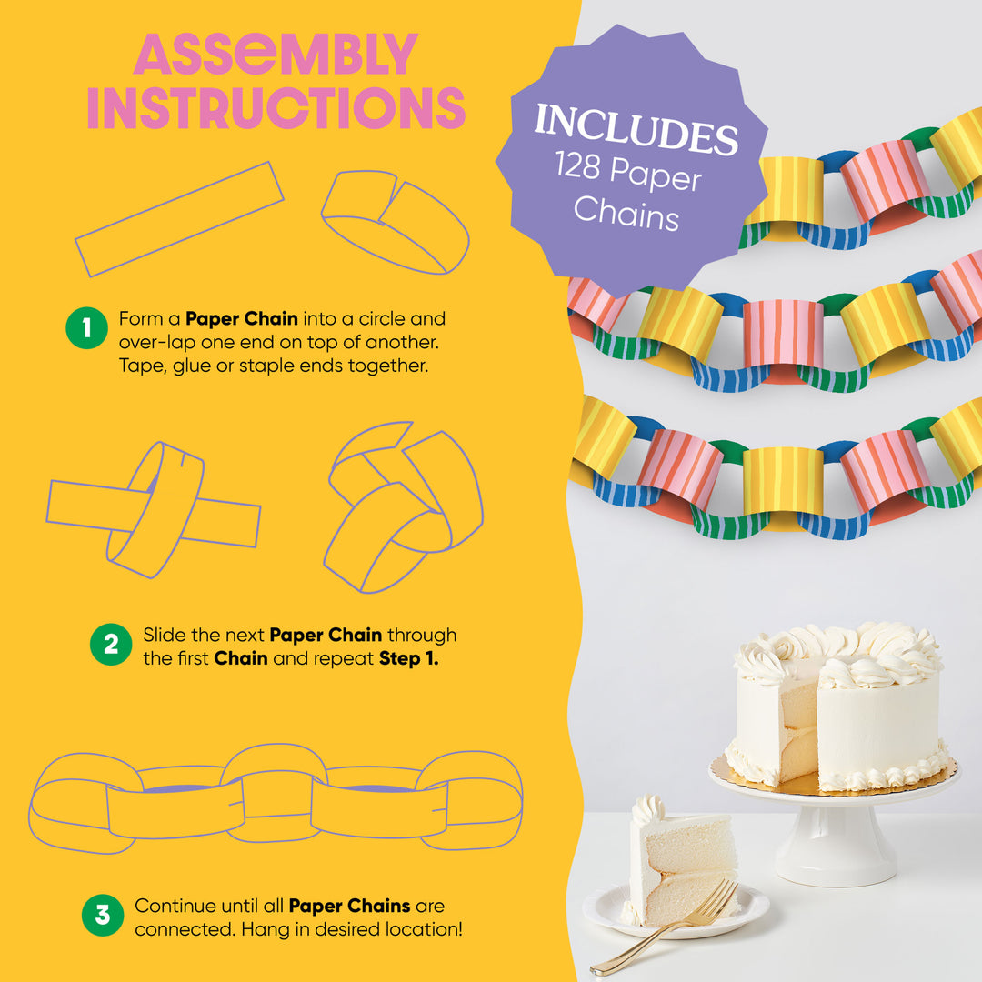One is Fun DIY Paper Chains - 128 Pc
