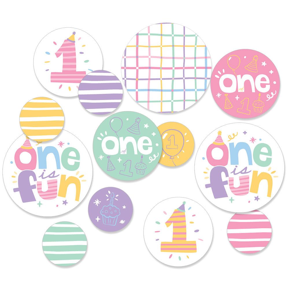 One is Fun Large Confetti - 27 Ct