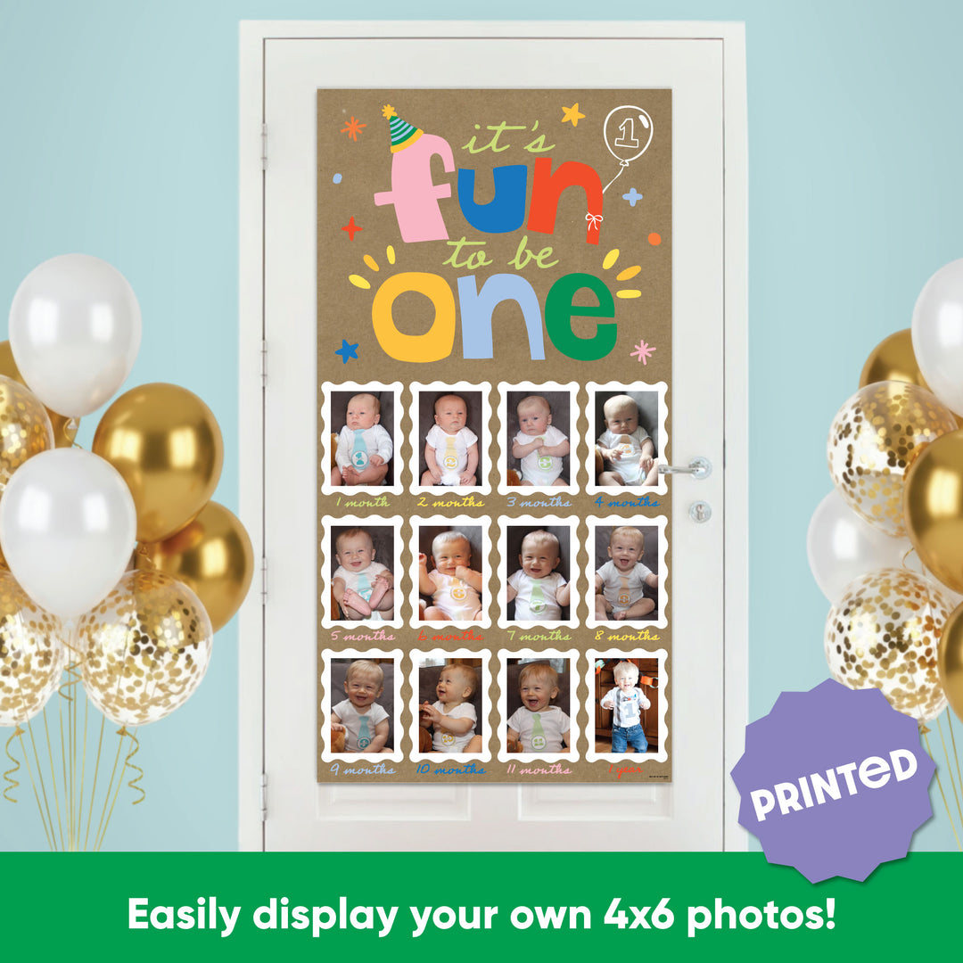 One is Fun Kraft Photo Banner
