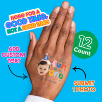 Custom Face Tattoo - One is Fun - 12 Ct