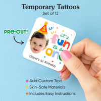 Custom Face Tattoo - One is Fun - 12 Ct