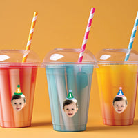 Custom Face Stickers - One is Fun - 24 Ct