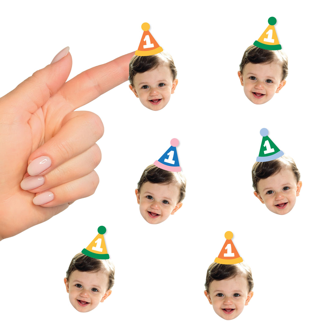 Custom Face Stickers - One is Fun - 24 Ct
