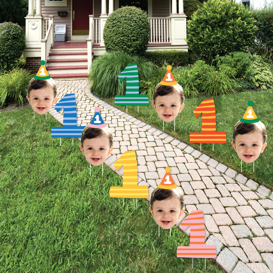 Custom Face Yard Signs - One is Fun - 10 Pc