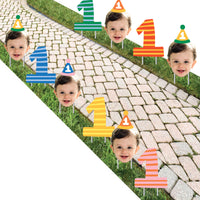 Custom Face Yard Signs - One is Fun - 10 Pc