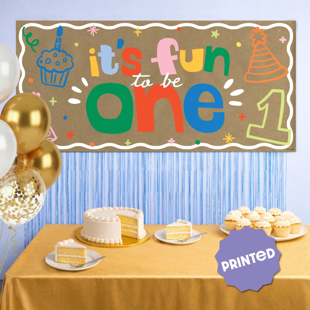 One is Fun Kraft Banner