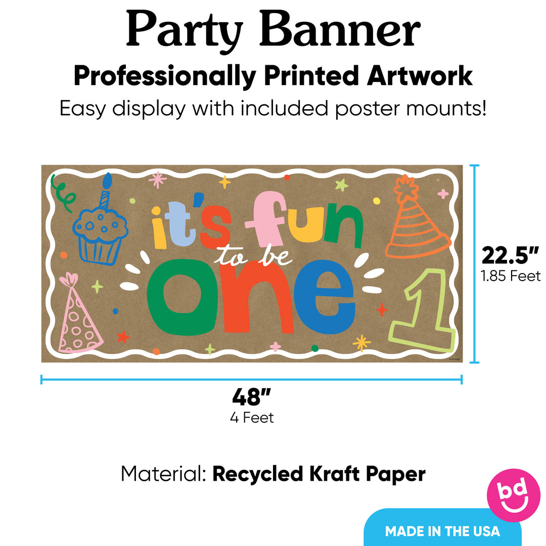 One is Fun Kraft Banner
