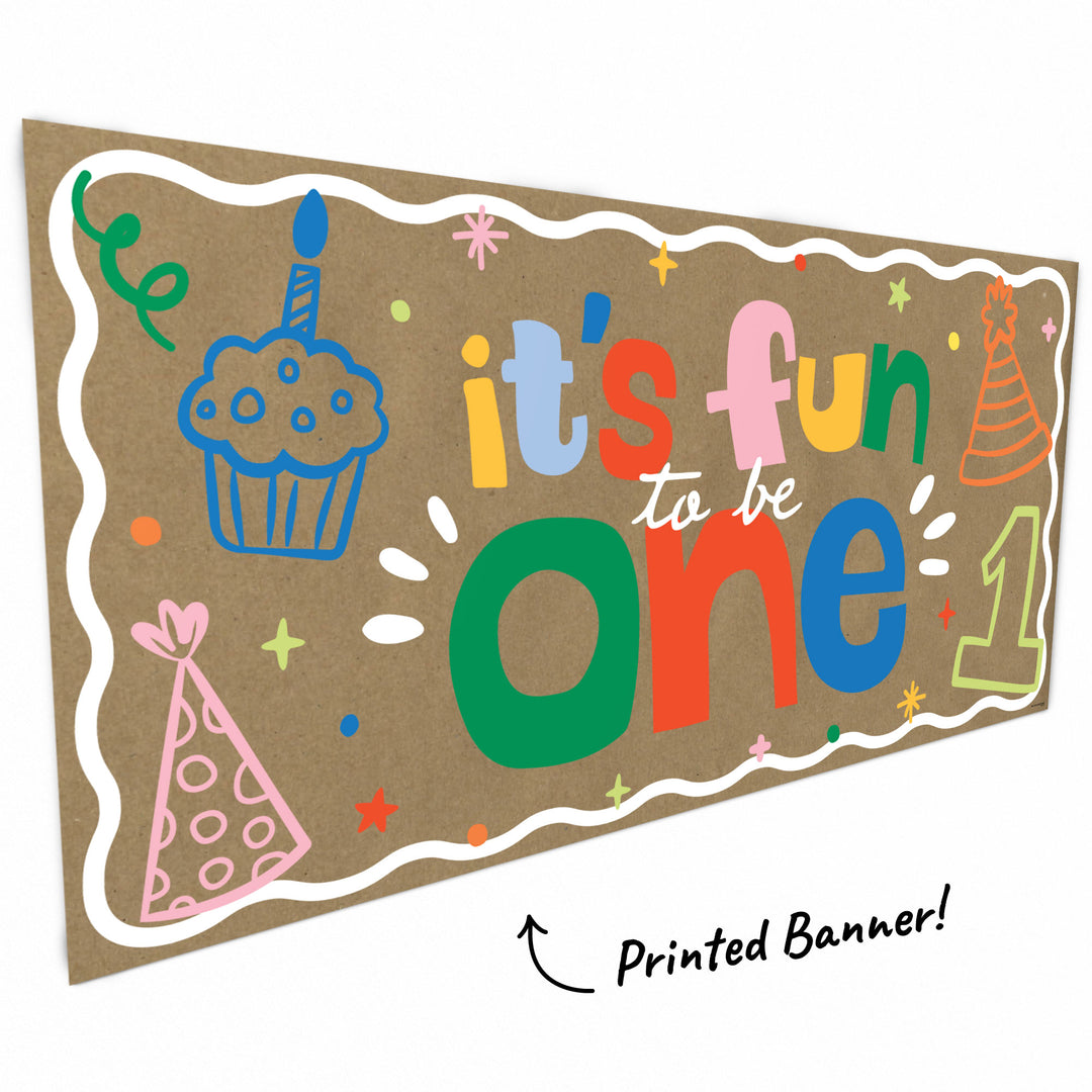 One is Fun Kraft Banner
