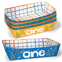One is Fun Paper Food Trays - 12 Ct