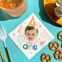 Custom Face Napkins - One is Fun