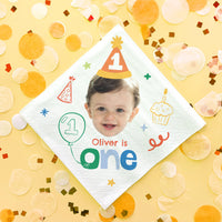 Custom Face Napkins - One is Fun