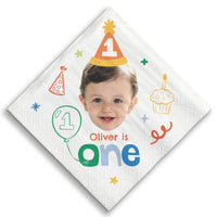 Custom Face Napkins - One is Fun