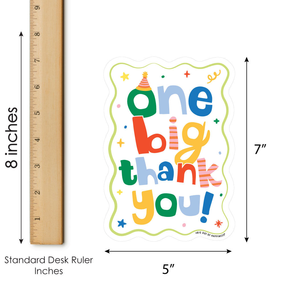 One is Fun Thank You Cards - 12 Ct