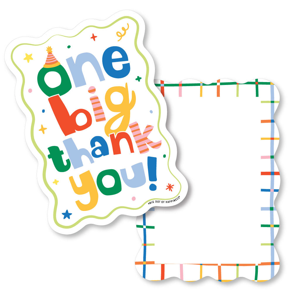 One is Fun Thank You Cards - 12 Ct