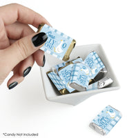 One Silly Goose mini candy bar wrappers used as boy’s first birthday party favors