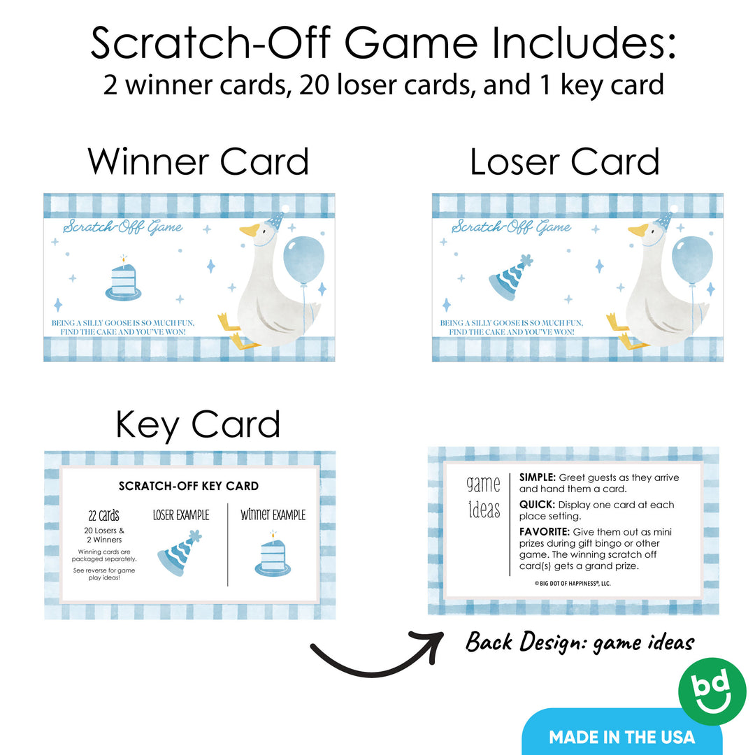 One Silly Goose scratch-off card revealed winner detail