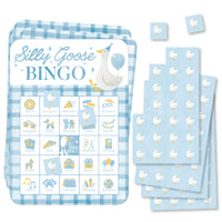 Silly Goose bingo game set with illustrated picture cards