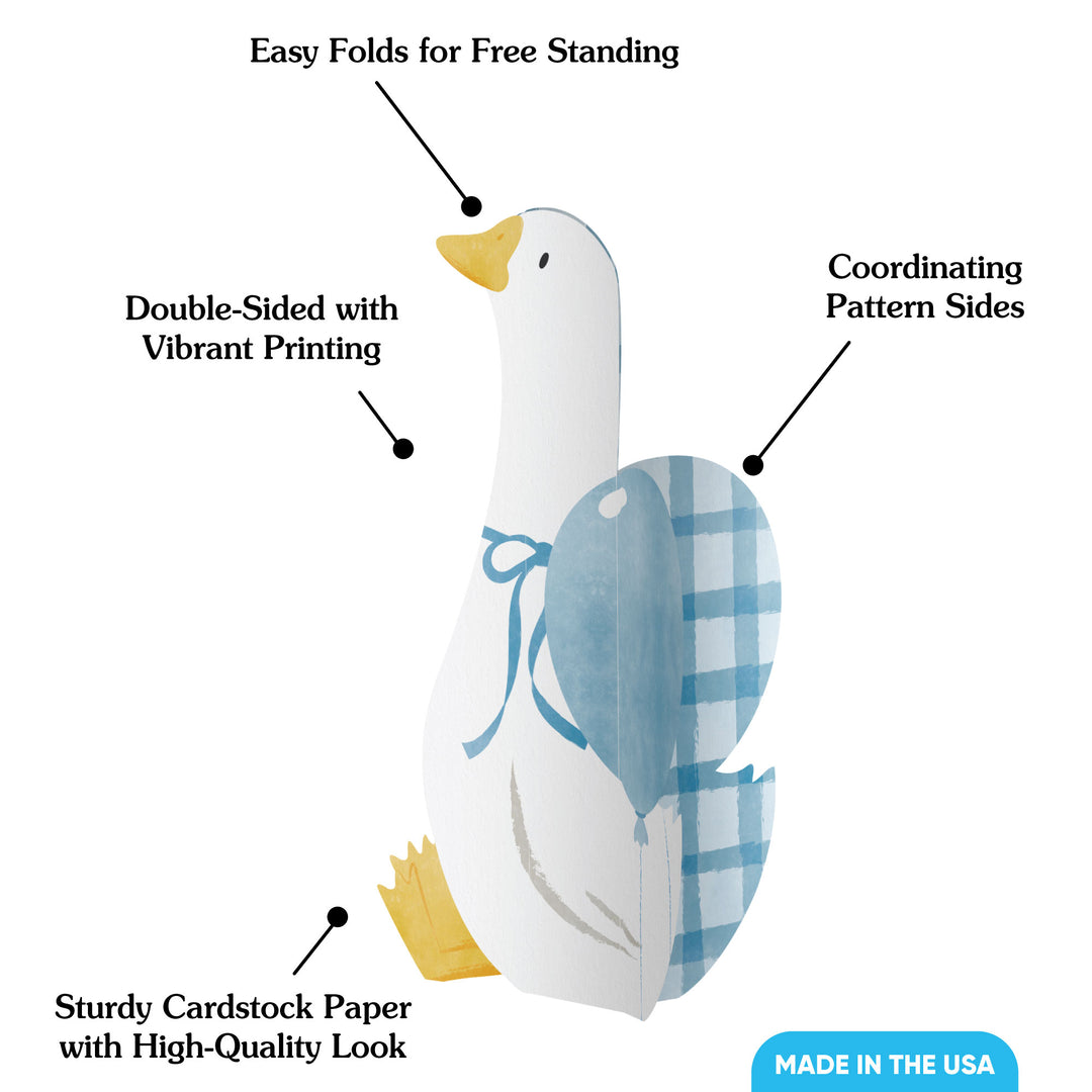 One Silly Goose 3D centerpiece folding detail