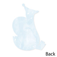 One Silly Goose thank you card back with writing space