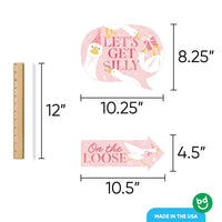One Silly Goose Pink Funny Photo Props - 10 Ct