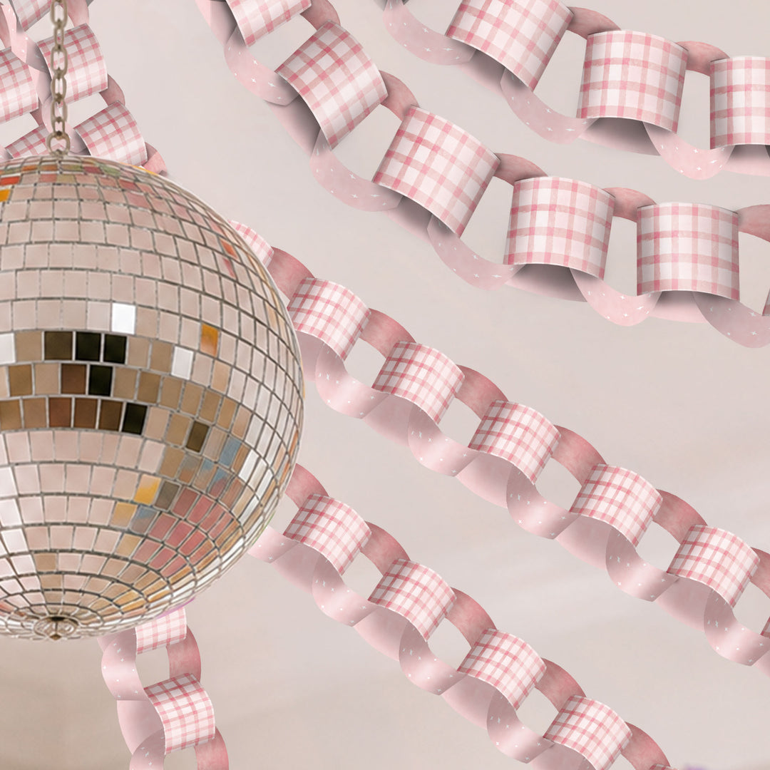 One Silly Goose Pink DIY Paper Chains - 128 Pc