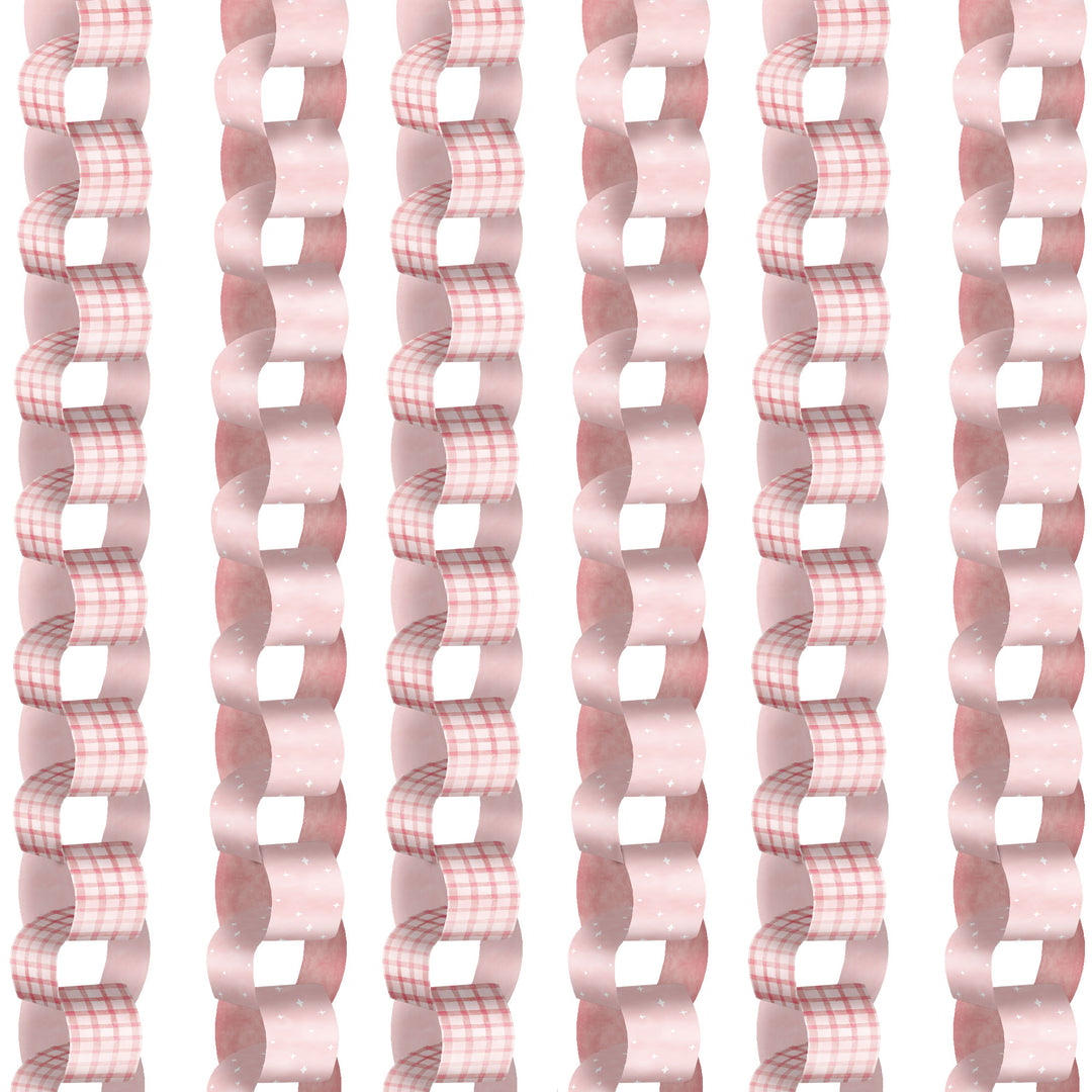 One Silly Goose Pink DIY Paper Chains - 128 Pc