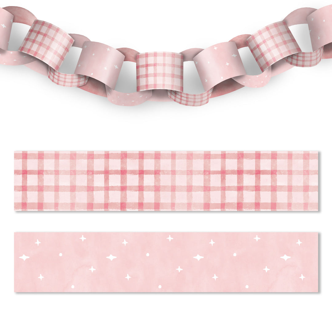 One Silly Goose Pink DIY Paper Chains - 128 Pc