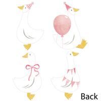 DIY table and wall decorations for girl’s first birthday, set of 20 cutouts