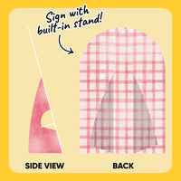 One Silly Goose Pink Party Signs Set - 6 Ct