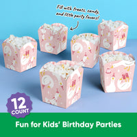One Silly Goose Pink Treat Boxes - 12 Ct