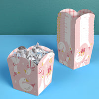 One Silly Goose Pink Treat Boxes - 12 Ct