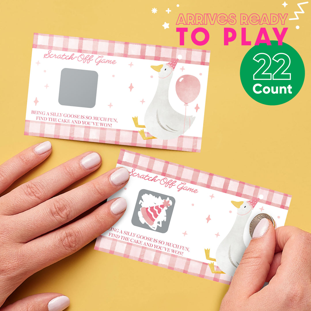 One Silly Goose scratch-off game showing 22-card set