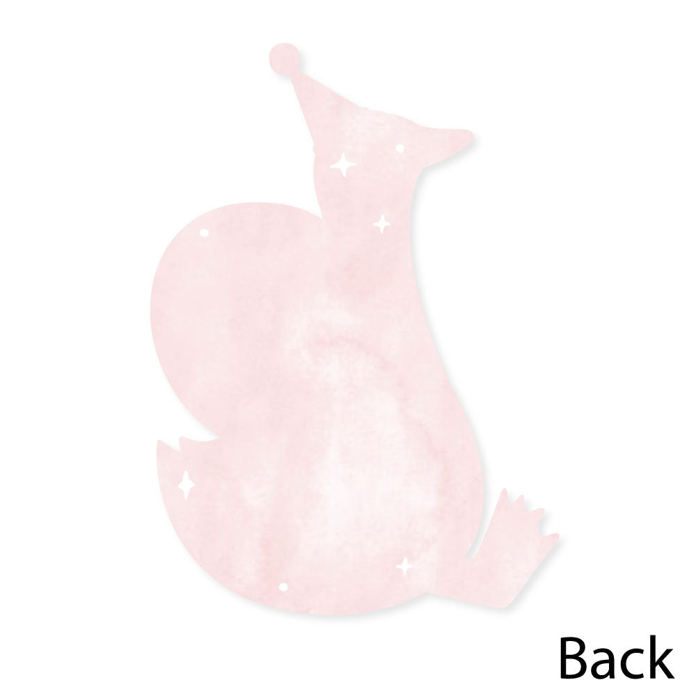 One Silly Goose thank you card back with writing space