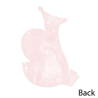 One Silly Goose thank you card back with writing space