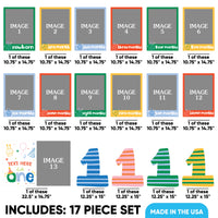 Custom Photo One is Fun 1st Birthday Party Yard Sign Set