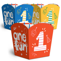 One is Fun Treat Boxes - 12 Ct
