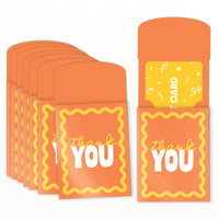 Orange and yellow gift card holders set main image 