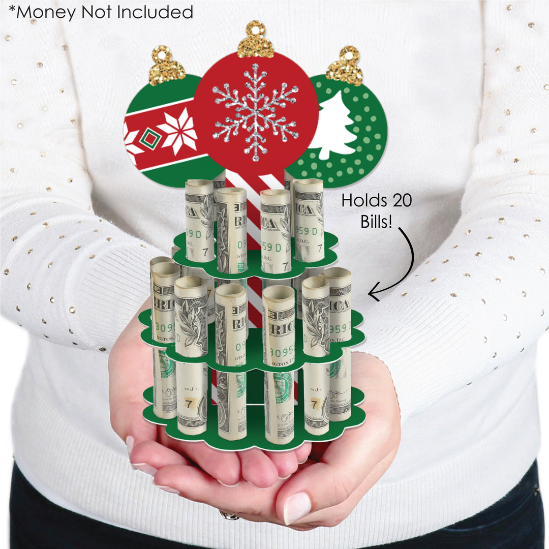 Ornaments - DIY Holiday and Christmas Party Money Holder Gift - Cash Cake