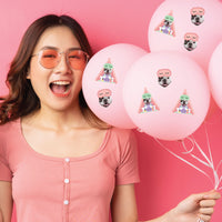 Custom Photo Pajama Party Fun Face Cut-Out Stickers - Set of 24